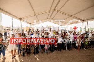 Atestigua alcalde Beto Granados entrega de vivienda en El Mezquital