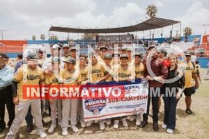 Felicita Beto Granados a la Liga Matamoros A.C., Subcampeona de la Serie Nacional de Ligas Pequeñas