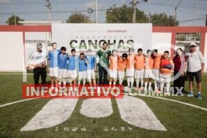 Inaugura alcalde Beto Granados nuevas canchas de Fútbol 5 en el Deportivo Eduardo Chávez