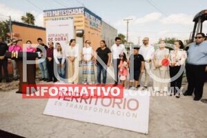 Beto Granados da banderazo de arranque a pavimentación en la colonia La India