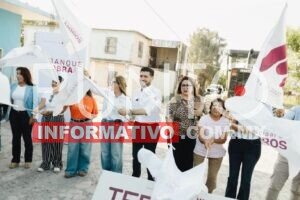 Beto Granados da banderazo de arranque a la pavimentación de la calle Miguel Alemán en la colonia Carlos Salinas de Gortari