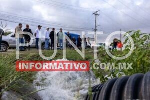Beto Granados supervisa operación de bombas y atención a zonas afectadas por lluvias